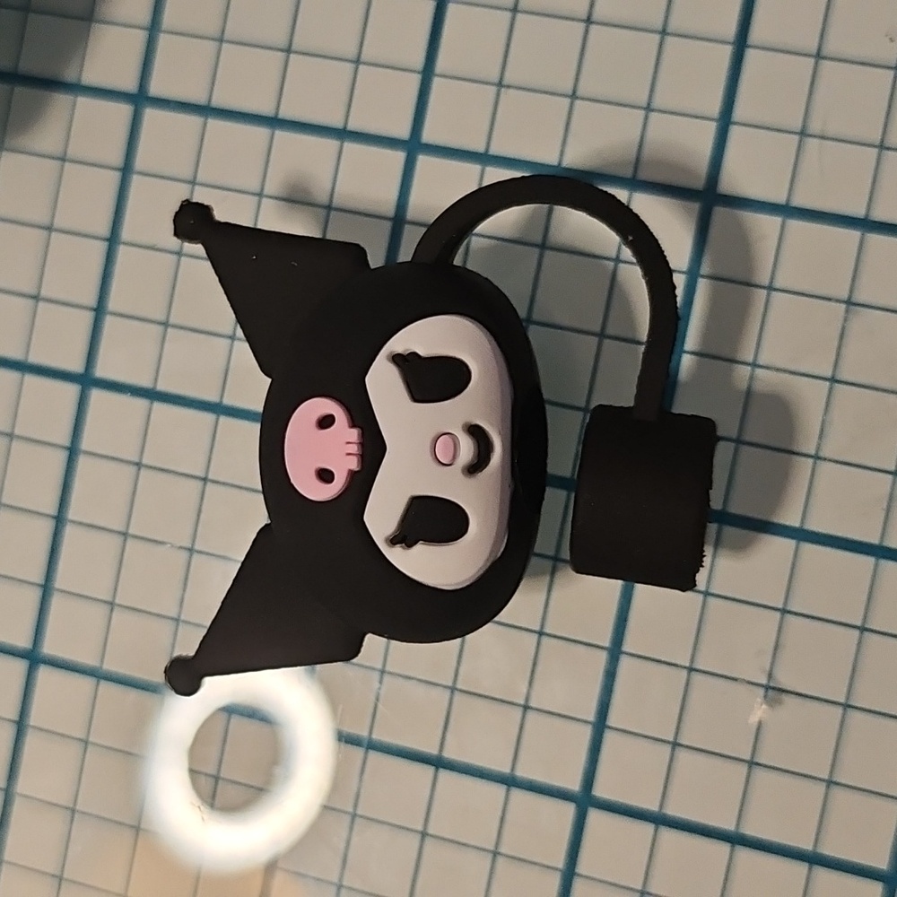 Kuromi straw topper